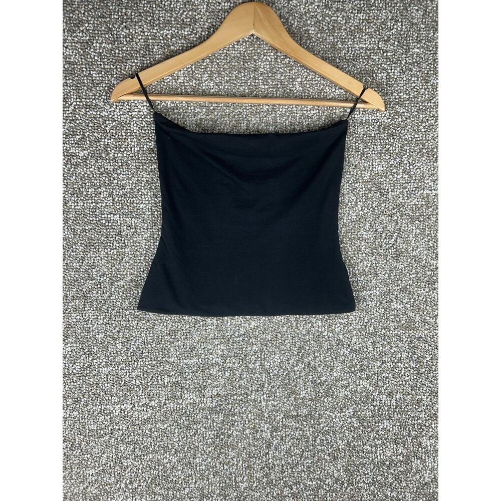 Aritzia Contour Tube Top Black Strapless Women's Small Crop Stretch Chic Boho